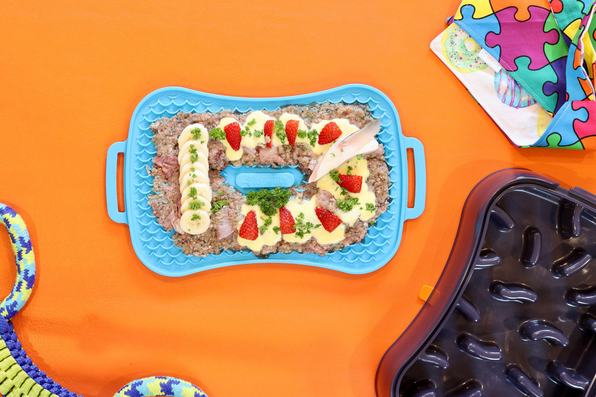 Marley Slowappy Reversible Lick Mat - Blue Lick Mat