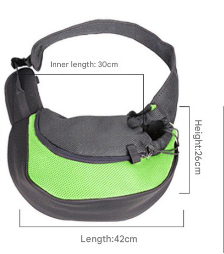 Purple Portable Oxford Fabric Pet Carrier for Cats and Puppies (Size L)