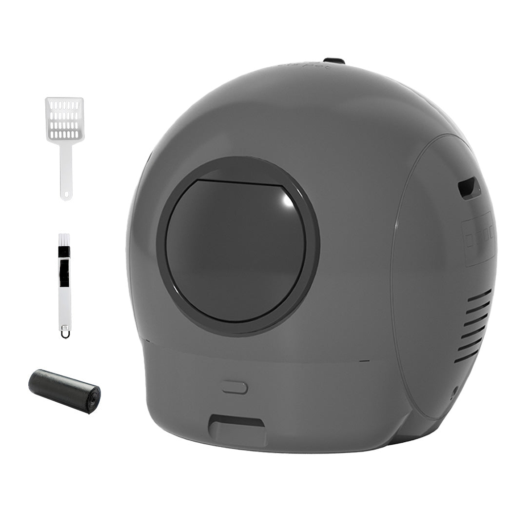 Pawz Automatic Cat Litter Box Large Self-Cleaning Grey-1919278360450699264