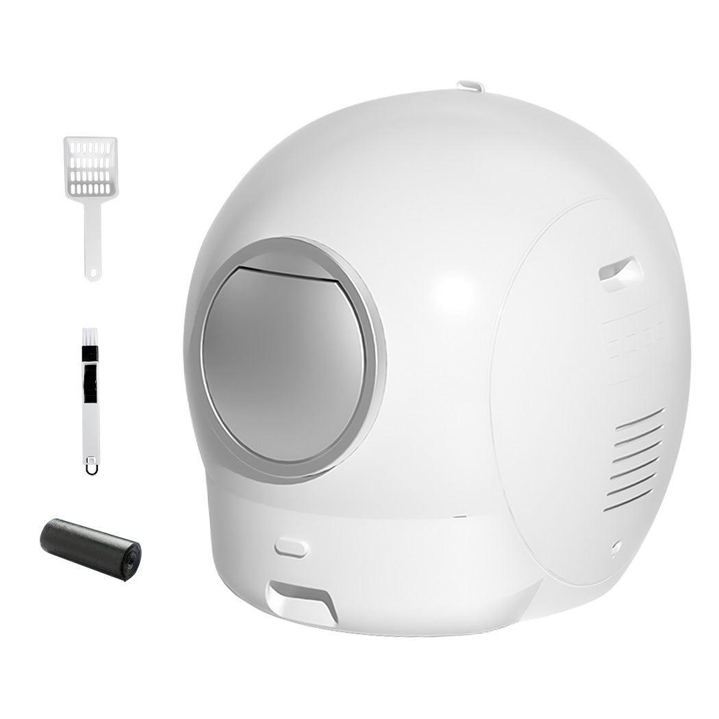 Pawz Self Cleaning Cat Litter Box Large Enclosed Toilet-1919278360635248640