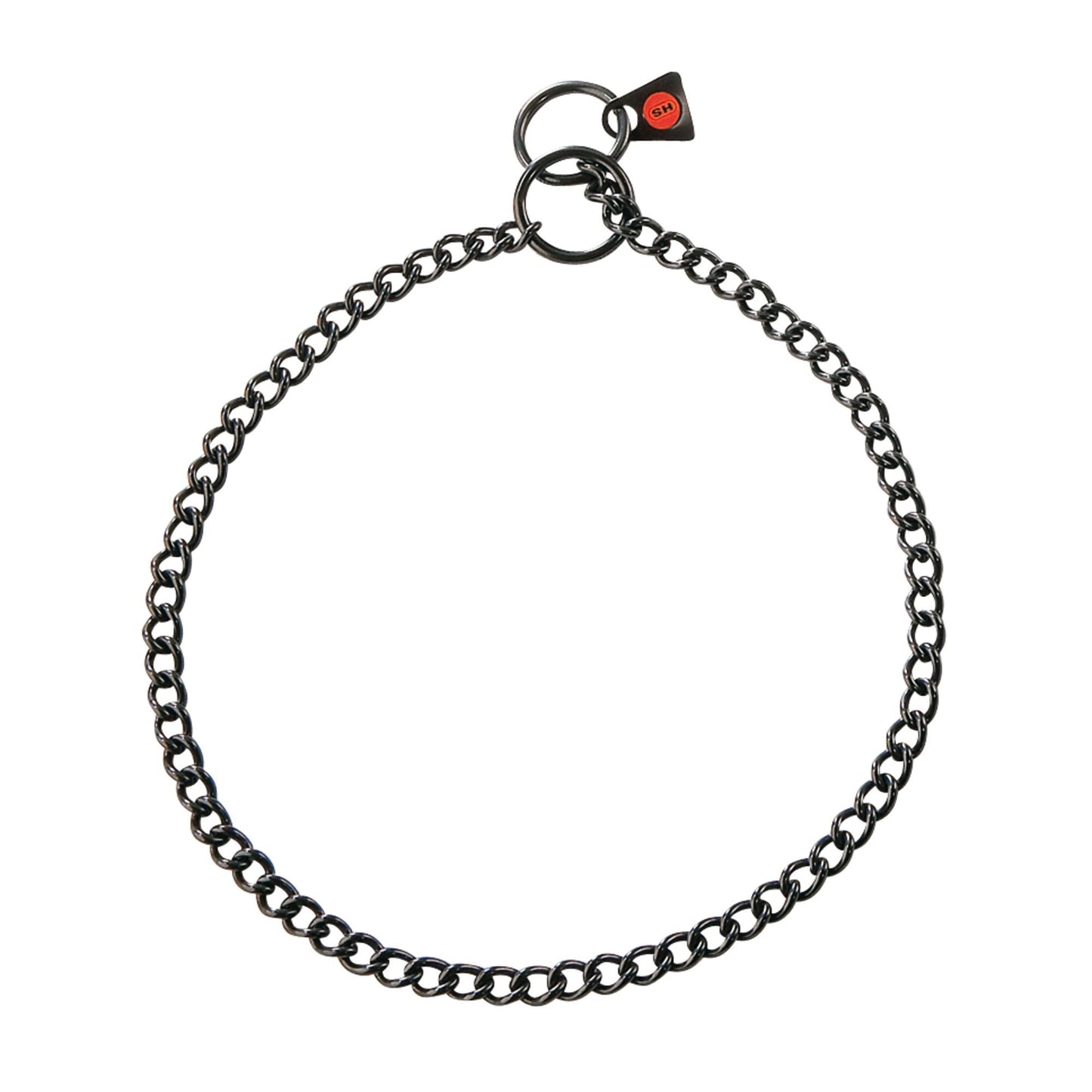 Herm Sprenger 2.0mm Black Coated Stainless Steel Standard Round Links, 30cm