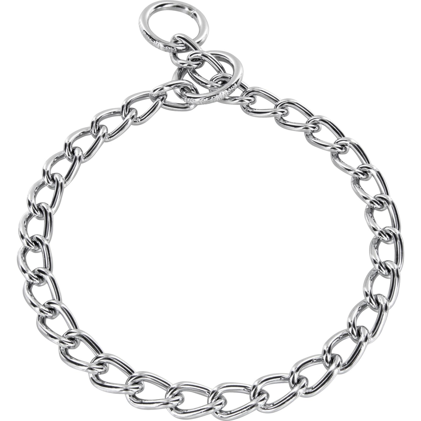 Herm Sprenger 4.0mm Chrome Standard Round Links 50cm