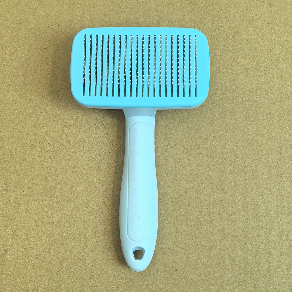 Blue 8-Piece Pet Grooming Tool Set - Brushes, Nail Clippers & More