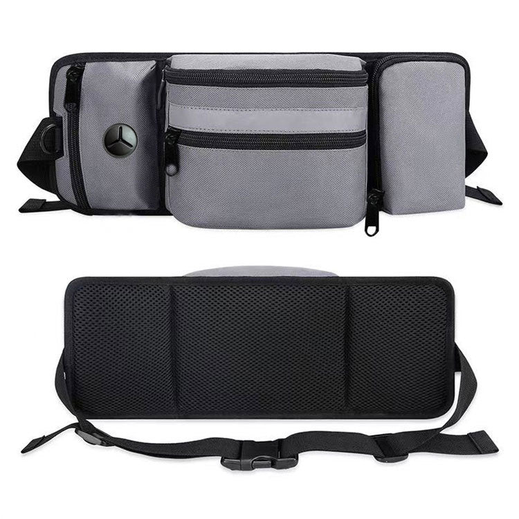 Multi-Function Dog Training Belt Bag with Water Bottle Holder - Grey