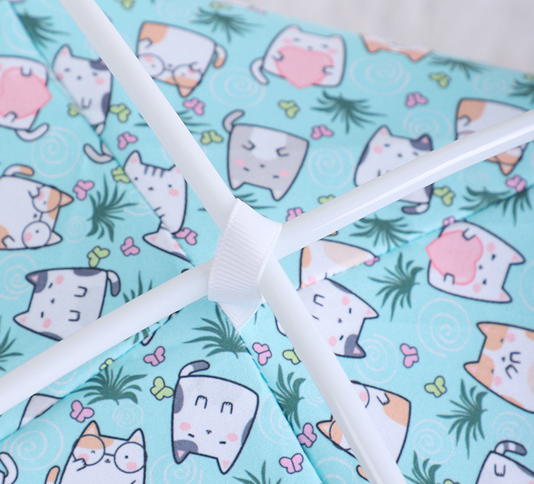 L 50*50CM 15 Catties Within The Pet Blue Cat Cooling Summer Pet Tent - Portable Foldable Breathable Outdoor Cat House Shelter